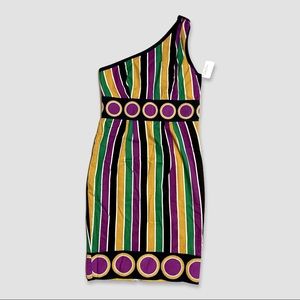 2000s CATHERINE MALANDRINO One Shoulder Dress